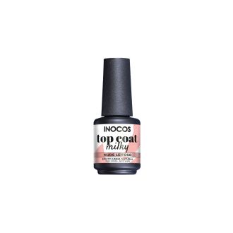 INOCOS VERNIZ GEL TOP COAT MILKY NUDE LEITOSO 15ML