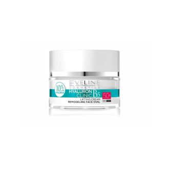 EVELINE HYALURON CLINIC CREME DIA E NOITE 50+ 50ML