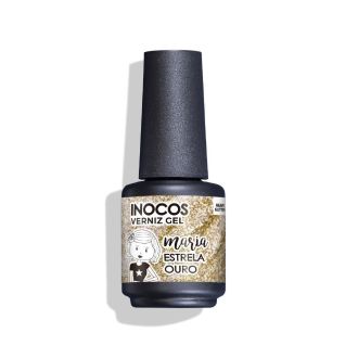 INOCOS VERNIZ GEL MARIA ESTRELA OURO 15Ml