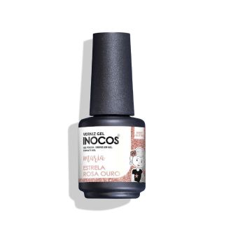 INOCOS VERNIZ GEL MARIA ROSA OURO 15Ml