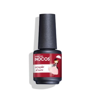 INOCOS VERNIZ GEL CORAÇÃO D'OURO 15ML