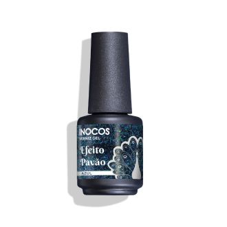INOCOS VERNIZ GEL PAVÃO AZUL 15ML