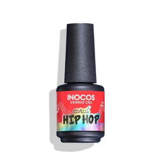 INOCOS VERNIZ GEL CORAL HIP HOP FESTIVAL VERÃO 15ML