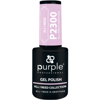 PURPLE GEL POLISH ALL I NEED IS GRATITUDE 10ML