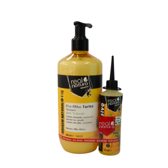 REAL NATURA SHAMPOO PRO-ALHO TURBO 500ML OFERTA TONICO PRO-ALHO TURBO 70ML