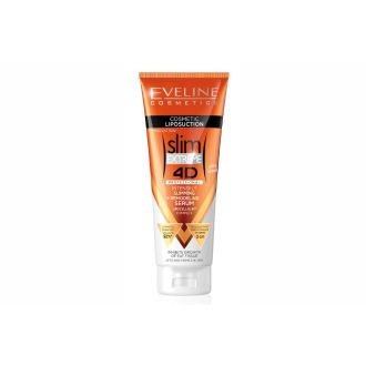 EVELINE SLIM EXTREME 4D SERUM INTENSIVO SUPER ADALGAÇANTE EFEITOLIPOASPIRAÇÃO 250ML
