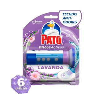 PATO BLOCO SANITARIO WC DISCO ATIVO DIFUSOR LAVANDA 1UN 36ML