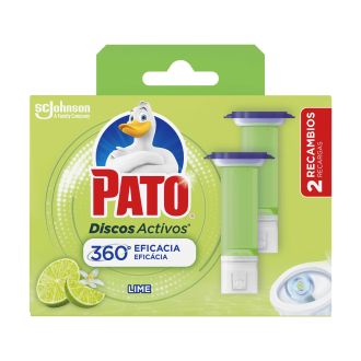 PATO BLOCO SANITARIO WC DISCOS ATIVO RECARGA LIMA 2UN 36ML