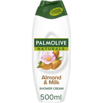 PALMOLIVE GEL BANHO NATURALS TODO TIPO PELE COM LEITE E AMENDOAS 500ML