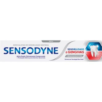SENSODYNE DENTIFRICO SENSIBILIDADE E GENGIVAS SENSIBILIDADE DENTÁRIA E GENGIVAS 75ML
