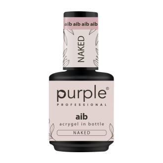 PURPLE AIB - ACRYGEL IN BOTTLE NAKED 15ML