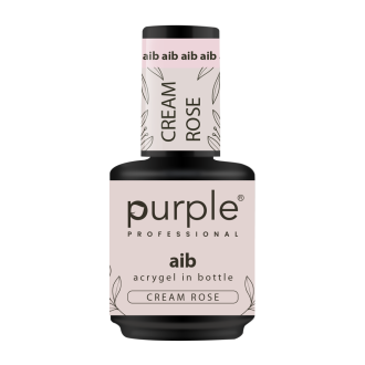 PURPLE AIB - ACRYGEL IN BOTTLE CREAM ROSE 15ML
