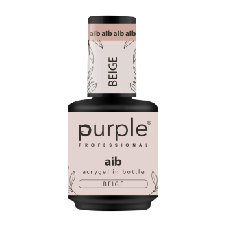 PURPLE AIB - ACRYGEL IN BOTTLE BEIGE 15ML