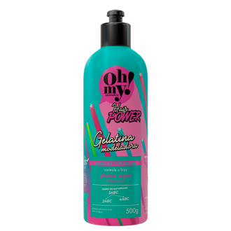 HASKELL OH MY POWER HAIR GELATINA MODELADORA MODELA E CONDICIONA 500ML