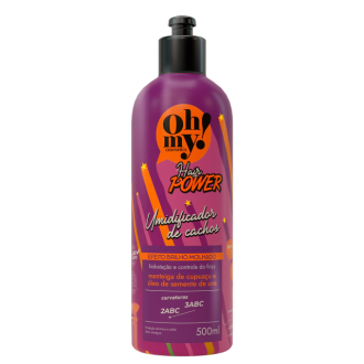 HASKELL OH MY HAIR POWER UMIDIFICADOR DE CACHOS EFEITO BRILHO MOLHADO 500ML