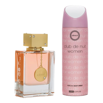 ARMAF CLUB DE NUIT WOMAN SET (EAU DE PARFUM 105ML+BODY SPRAY 200ML)