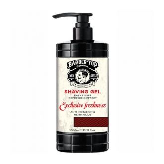 BARBER TOP SHAVE GEL 1000 ML EXCLUSIVE FRESHNESS