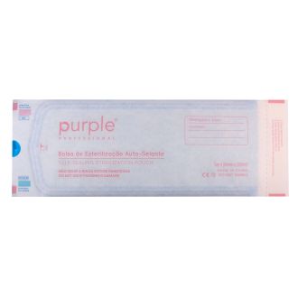 PURPLE BOLSAS DE ESTERILIZAÇAO SIZE 4 90MMX260MM (200UNI)