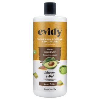 EVIDY CREME DE PENTEAR ABACATE E MEL 1000ML