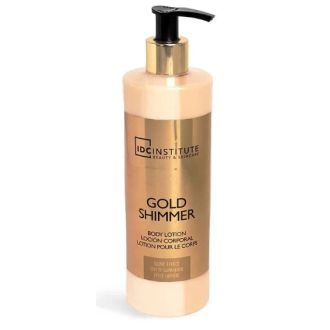 IDC INSTITUTE BODY LOTION GOLD SHIMMER 400ML
