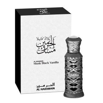 AL HARAMAIN MUSK BLACK VANILLA PERFUME OIL 12ML