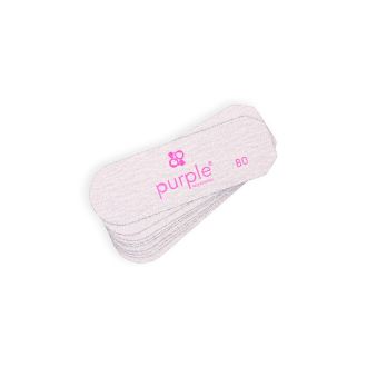 PURPLE RECARGAS DE LIXA PARA PEDICURE 80 (10UNI)