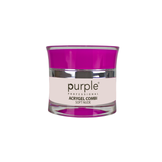 PURPLE ACRYGEL COMBI SOFT NUDE 50GR