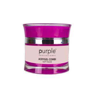 PURPLE ACRYGEL COMBI SOFT NUDE 100GR