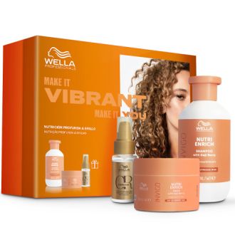 WELLA KIT VIBRAT NUTRI SHAMPOO 300ML+NUTRI MASK 150ML+OIL REFLECTIONS 30ML