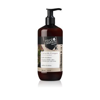 REAL NATURA CREME PENTEAR CARACOIS CRESPOS 500ML