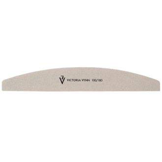 VICTORIA VYNN NAIL FILE 100/180 WHITE CRESCENT