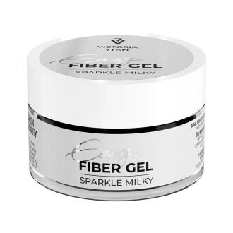 VICTORIA VYNN EASY FIBER GEL SPARKLE WHITE 15ML