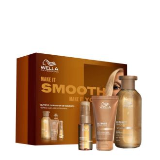 WELLA KIT SMOOTH ULTIMATE SHAMPOO 250ML+ULTIMATE MASK 75ML+MIRACLE OIL 30ML