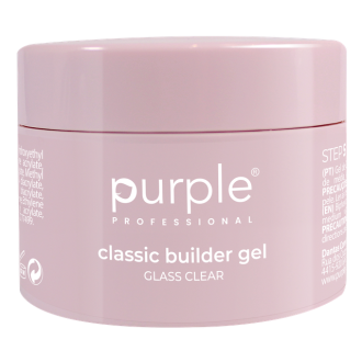 PURPLE CLASSIC BUILDER GEL GLASS CLEAR 100G