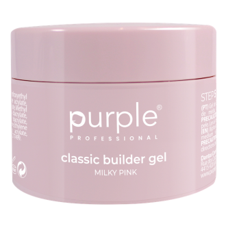 PURPLE CLASSIC BUILDER GEL MILKY PINK 100G