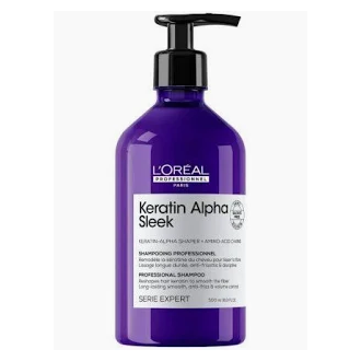 LOREAL KERATIN ALPHA SLEEK SHAMPOO 500ML
