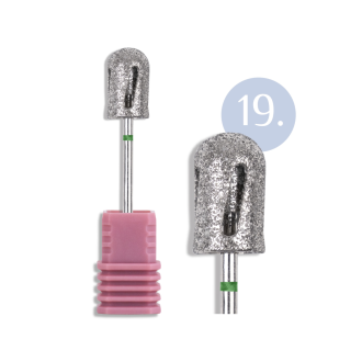 INOCOS BROCA CILINDRICA REDONDA PEDICURE GRAO GROSSO 19