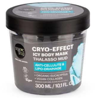 ORGANIC SHOP MÁSCARA CORPORAL EFEITO FRIO DE BARRO DE TALASO ANTI CELULITE 300ML