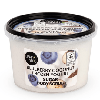 EXFOLIANTE CORPORAL DE AÇUCAR IOGURTE GELADO DE ARANDANO E COCO 250ML