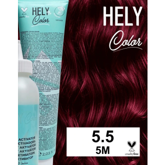 HELYCOLOR KIT COLOR CREAM N.5.5 5M