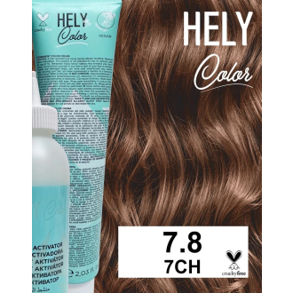 HELYCOLOR KIT COLOR CREAM N.7.8 7CH