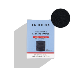 INOCOS RECARGAS LIXA PAPEL PARA PES GRAO FINO 180