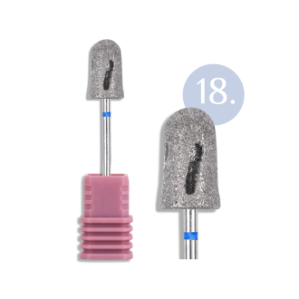 INOCOS BROCA REDONDA CONICA PEDICURE GRAO MEDIO 18