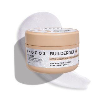INOCOS BUILGER GEL SHIMMER BRANCO FRIO LEITOSO 50G MV