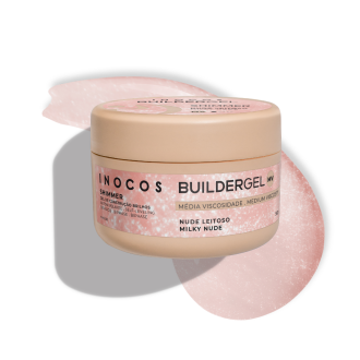 INOCOS BUILDER GEL SHIMMER NUDE LEITOSO 50G MV