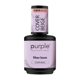 PURPLE FIBER BASE COVER BEIGE 15ML