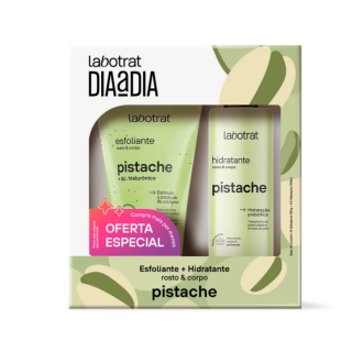 PACK ESFOLIANTE 150G+HIDRATANTE 190ML DIA A DIA PISTACHIO