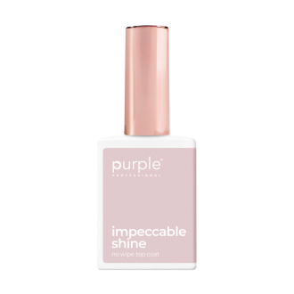 PURPLE IMPECCABLE SHINE NO WIPE TOP COAT 15ML