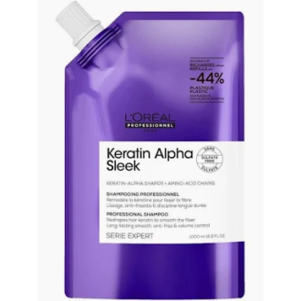 LOREAL ALPHA SLEEK SHAMPOO REFILL 1000ML 