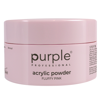 PURPLE ACRYLIC POWDER FLUFFY PINK 80G